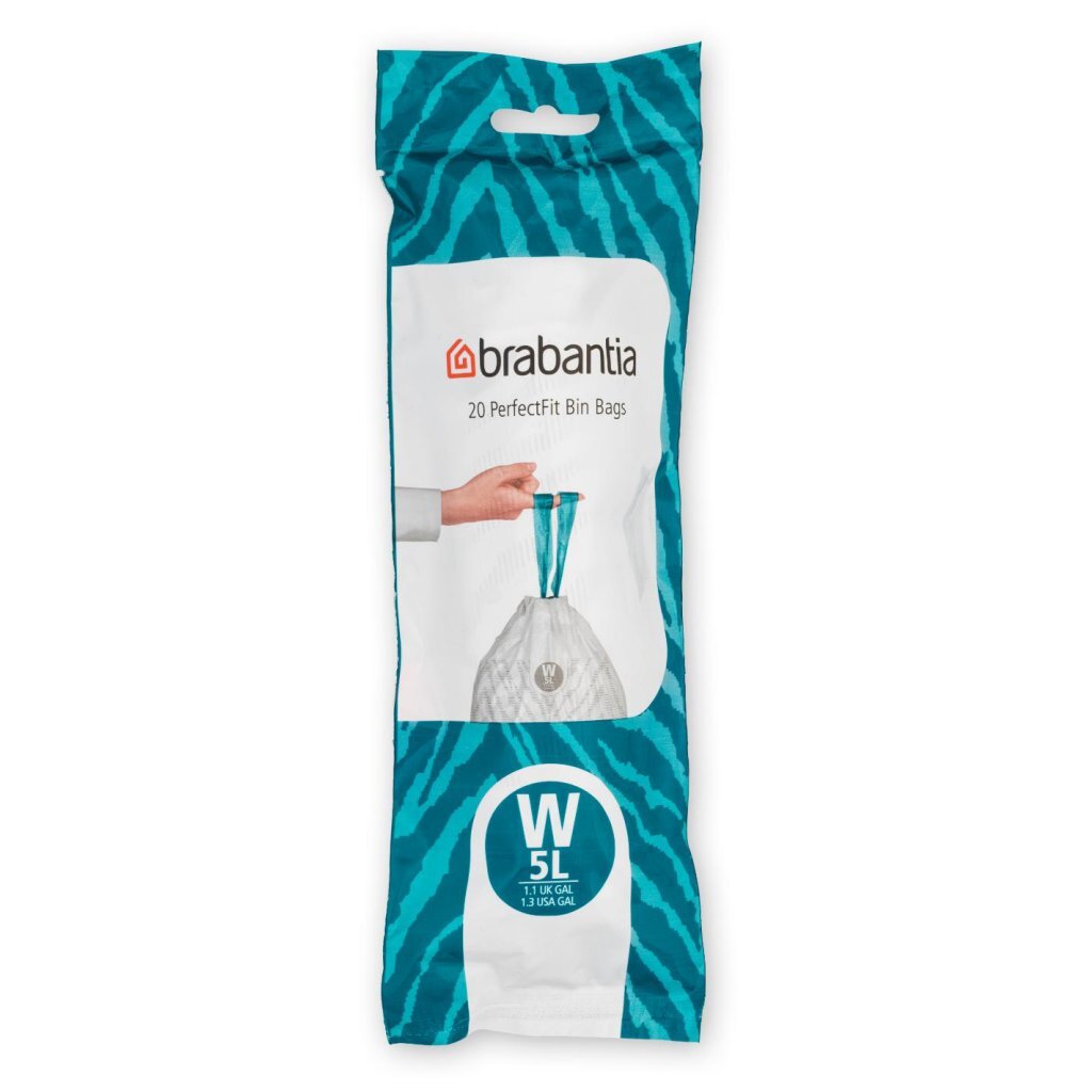 Brabantia PerfectFit Abfallbeutel Code W 5l 20 Stück