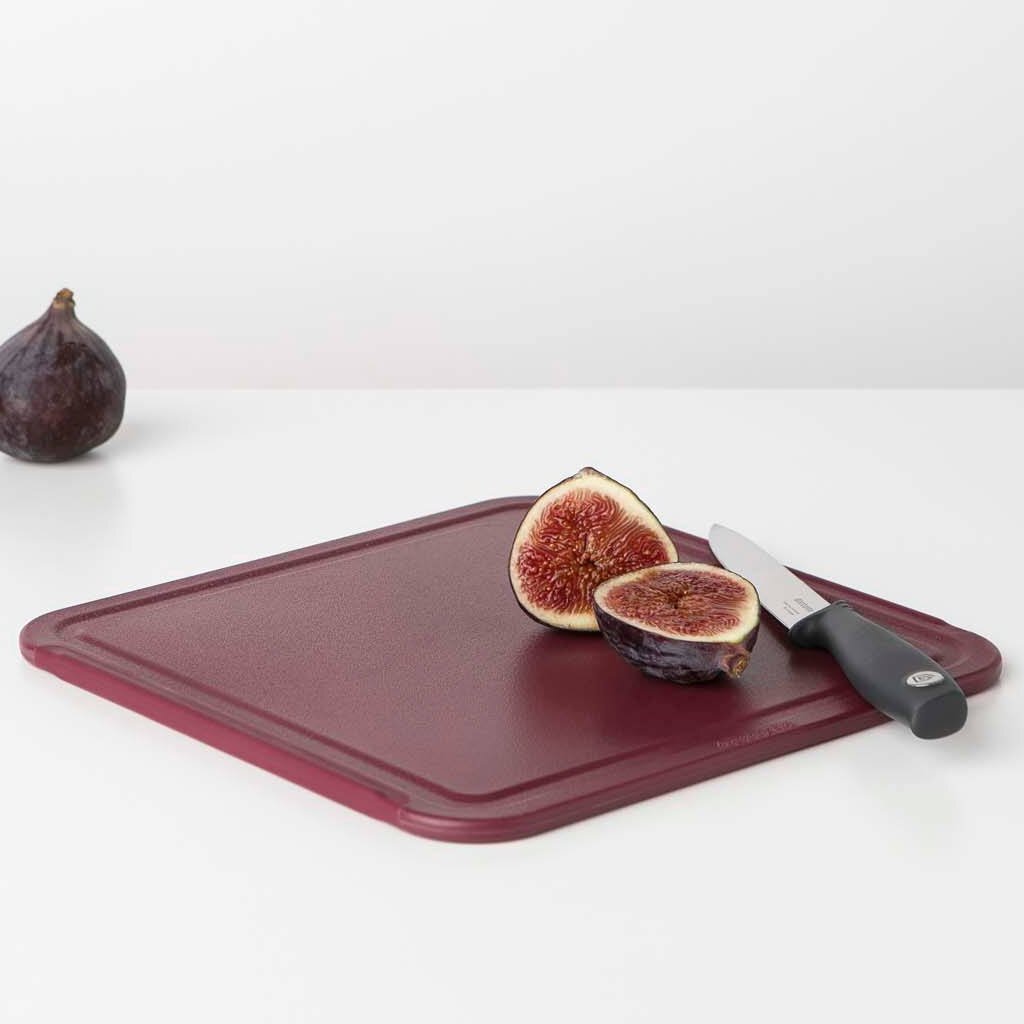 Brabantia Schneidebrett mittel lecker+ Auberginenrot