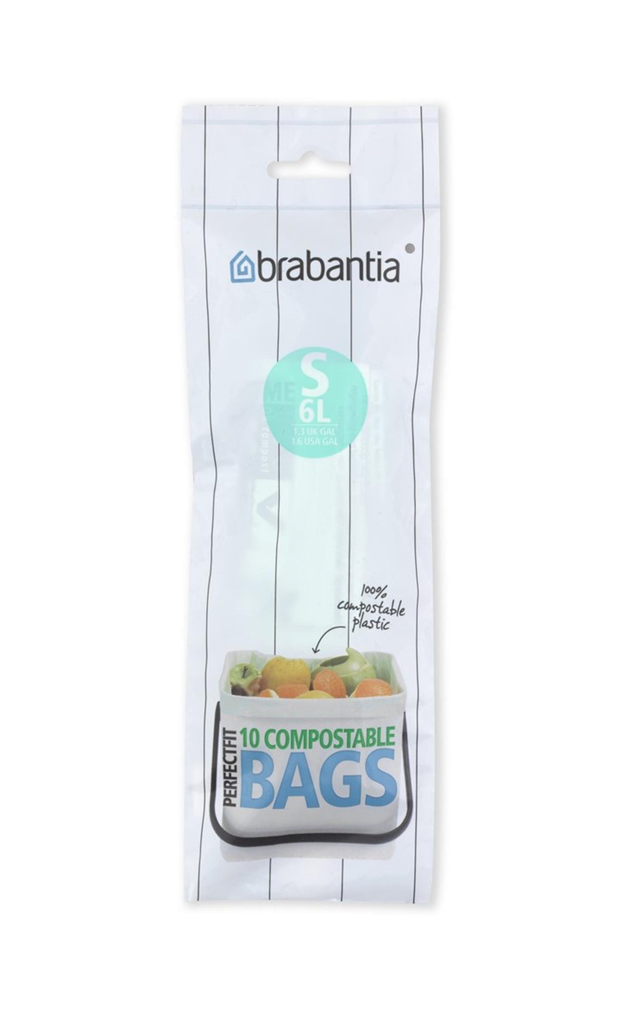 Brabantia Perfectfit Kompostierungsabfallbeutel S 6l 10 Stück