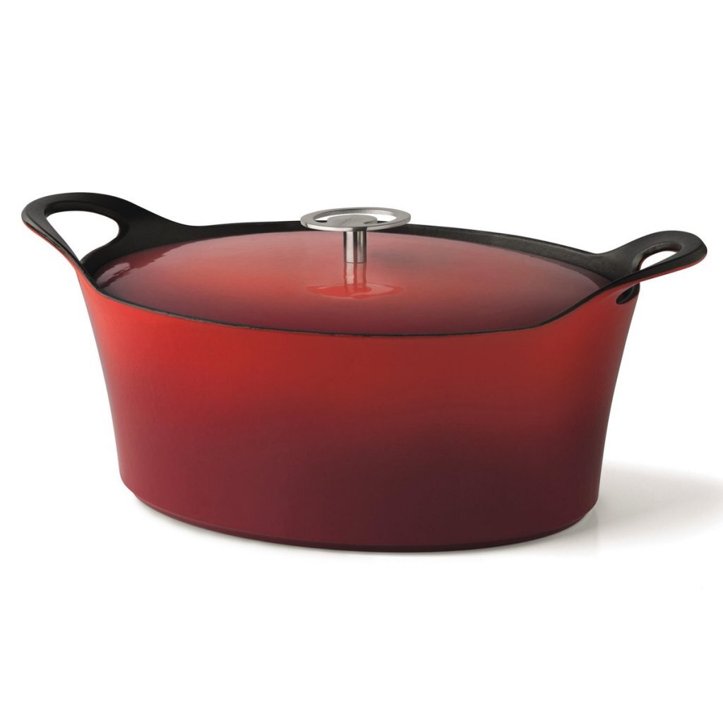 Cuisinox Cuisinox Volcan Schmortopf aus Gusseisen 29 cm rot