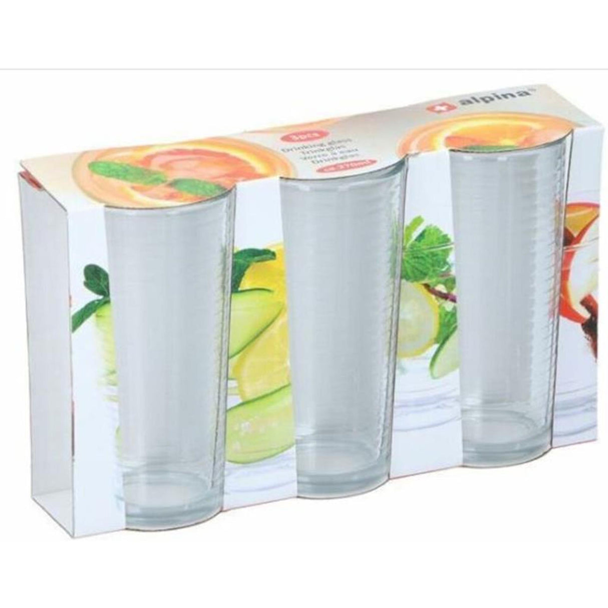 No brand Trinkglas 270 ml 3 Stück | 4 Stück