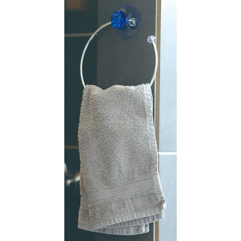 Basic Handtuchhalter mit Saugnapf 15,8x4 cm sortiert