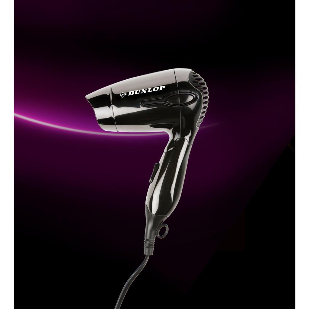 Dunlop Reise-Haartrockner 1200 W Schwarz