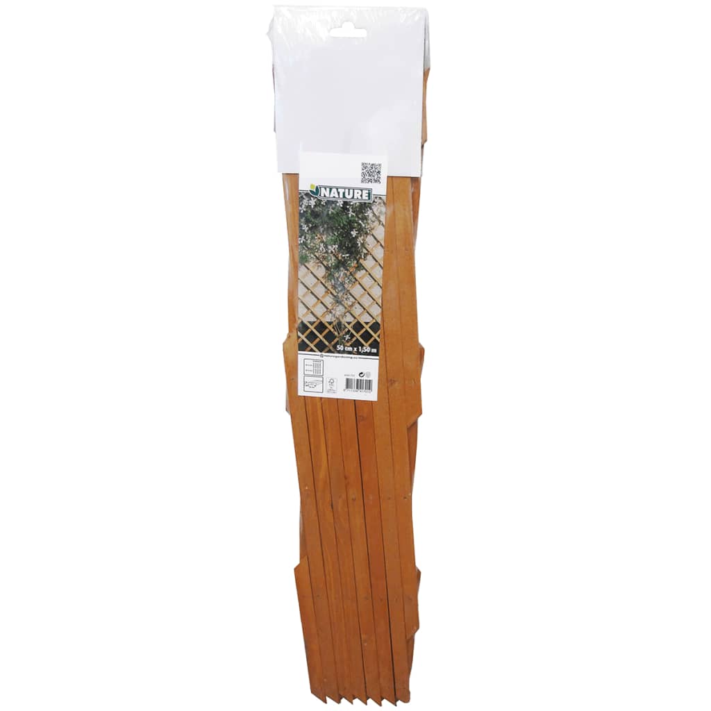 Nature Garden Slat Arbeit 50x150 cm Holz natürlich