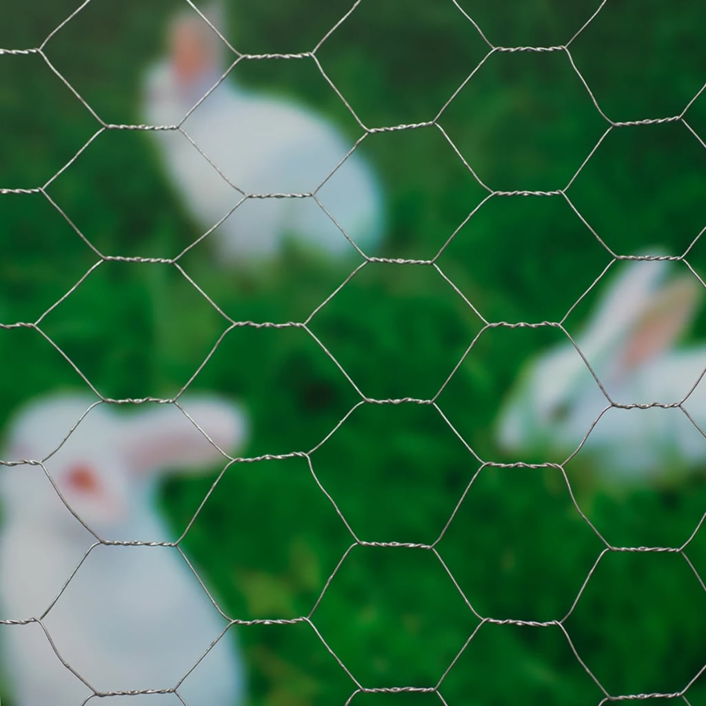 Nature Mesh Hexagonal 0,5 x 2,5 m 25 mm verzinkter Stahl