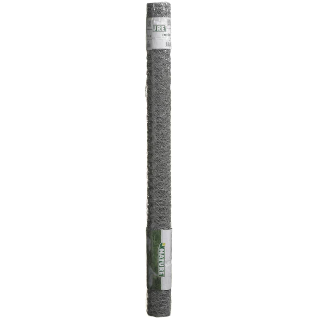 Nature Mesh Hexagonal 0,5 x 2,5 m 25 mm verzinkter Stahl