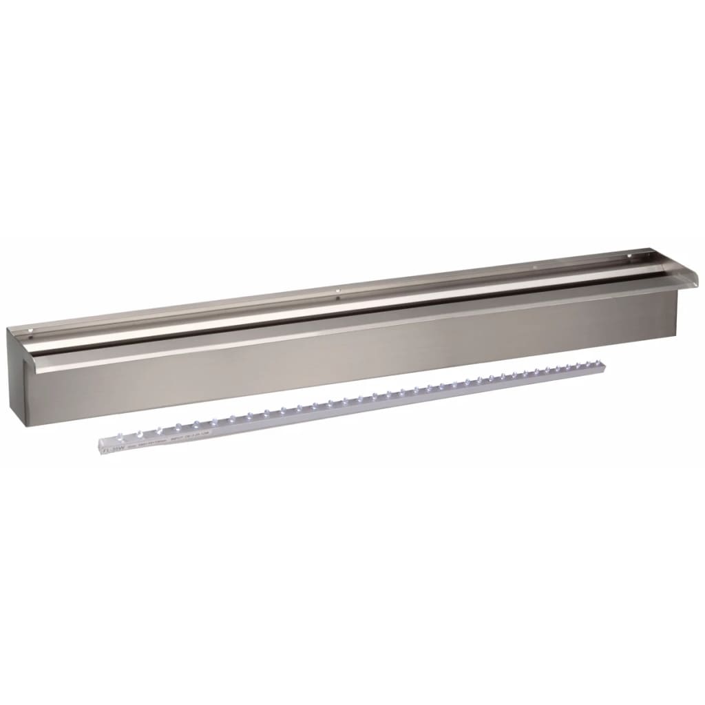Ubbink Niagara Wasserfall mit LED -Beleuchtung 90 cm Edelstahl