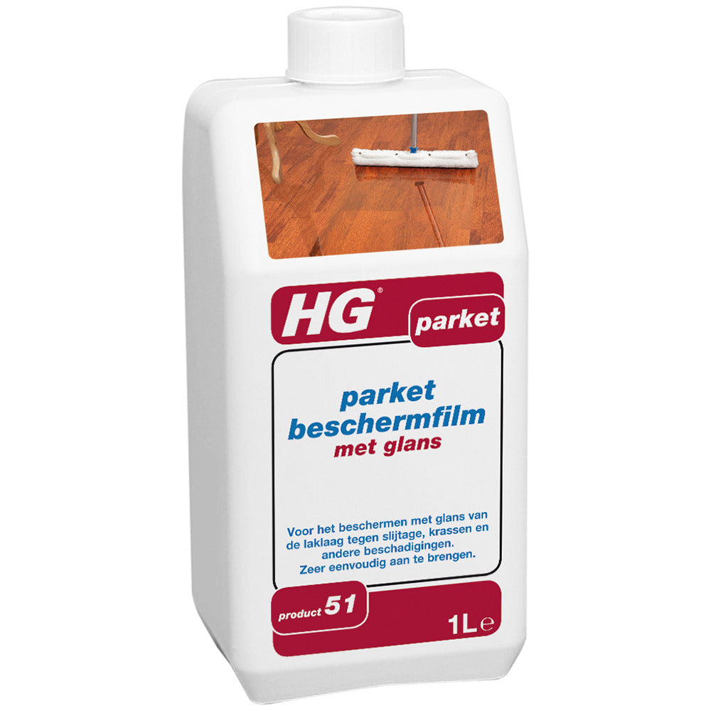 Hg hg Parkettschutzfolie mit Glanzgrad 51