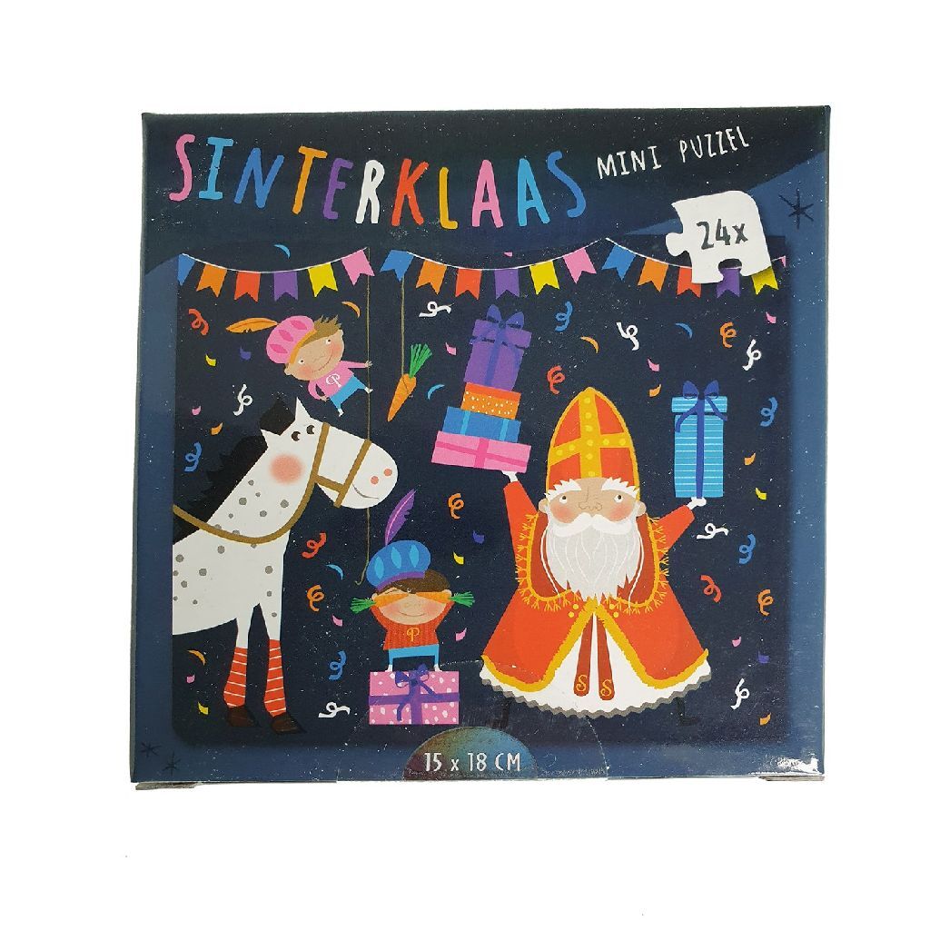 Einfaches Sinterklaas-Minipuzzle 24 Teile