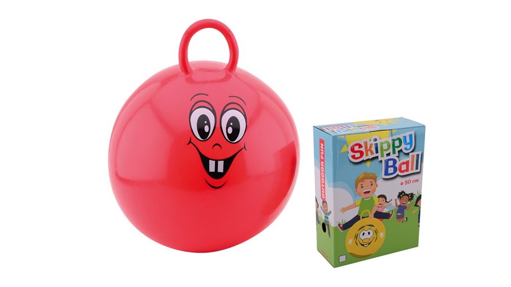 Gelbes Skippy-Ball-Lächeln