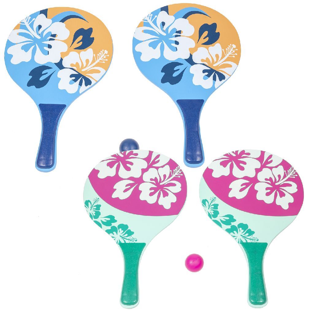 Summertime Beachball-Set mit Blumenmuster, 3-teilig