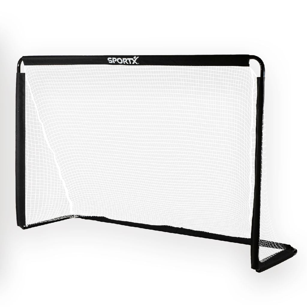 Sportx Metall-Fußballtor 182x60x122 cm schwarz