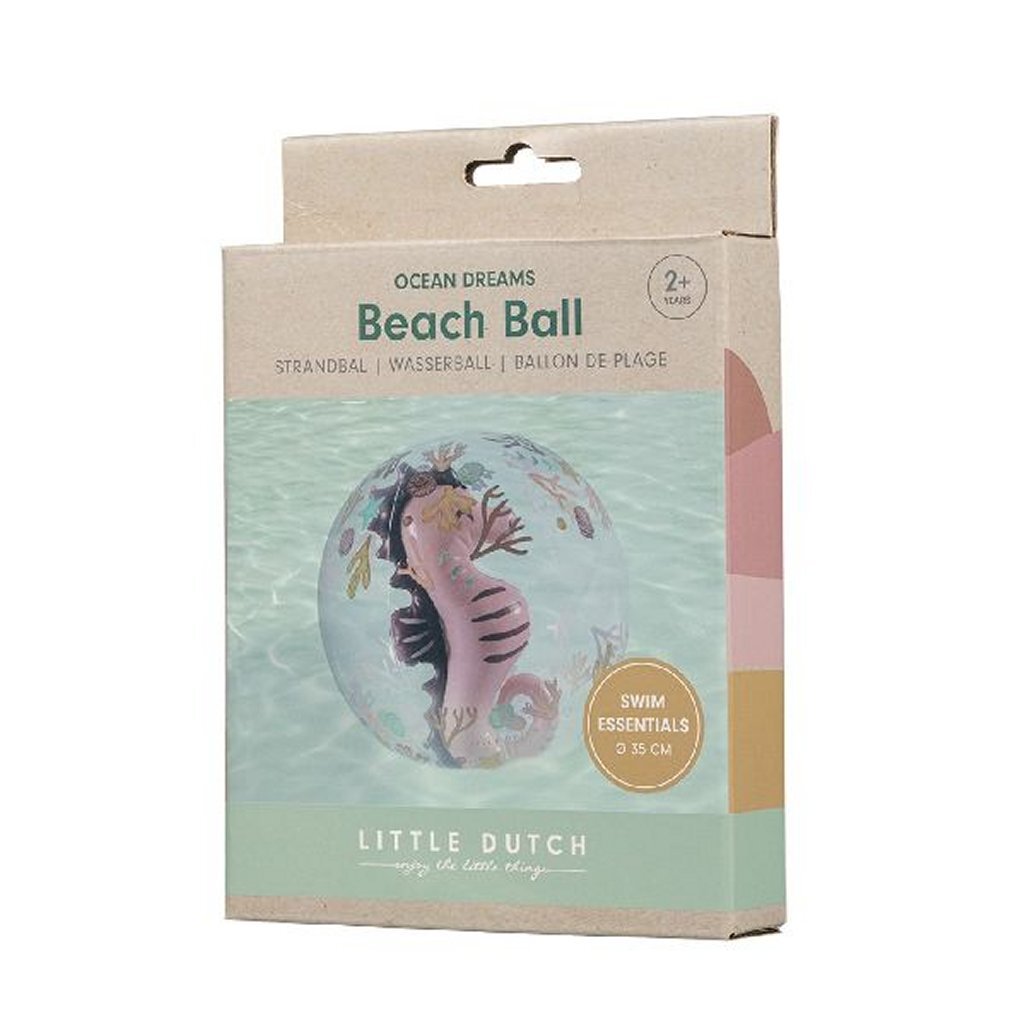 Little Dutch Ocean Dreams Strandball 3D-Figur rosa