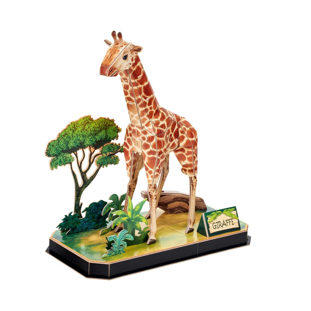 Kubisches lustiges 3D-Puzzle Giraffe 43 Teile