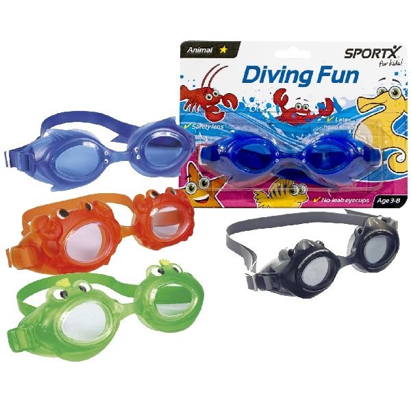 Sportx Kinder Chlorbrille Tier 3-8 Jahre