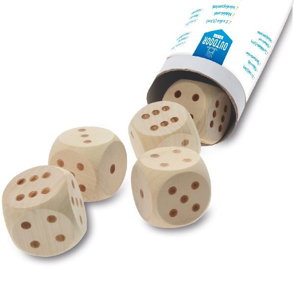 Outdoor -Spiele Holz Mega Würfel