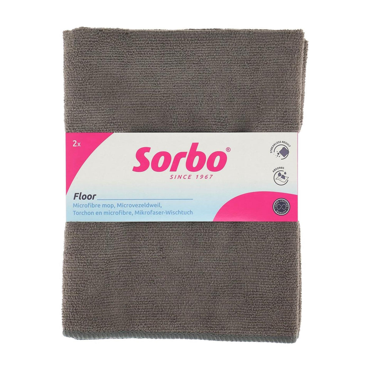 Sorbo Mikrofasermopp 2 Stück 50x60cm