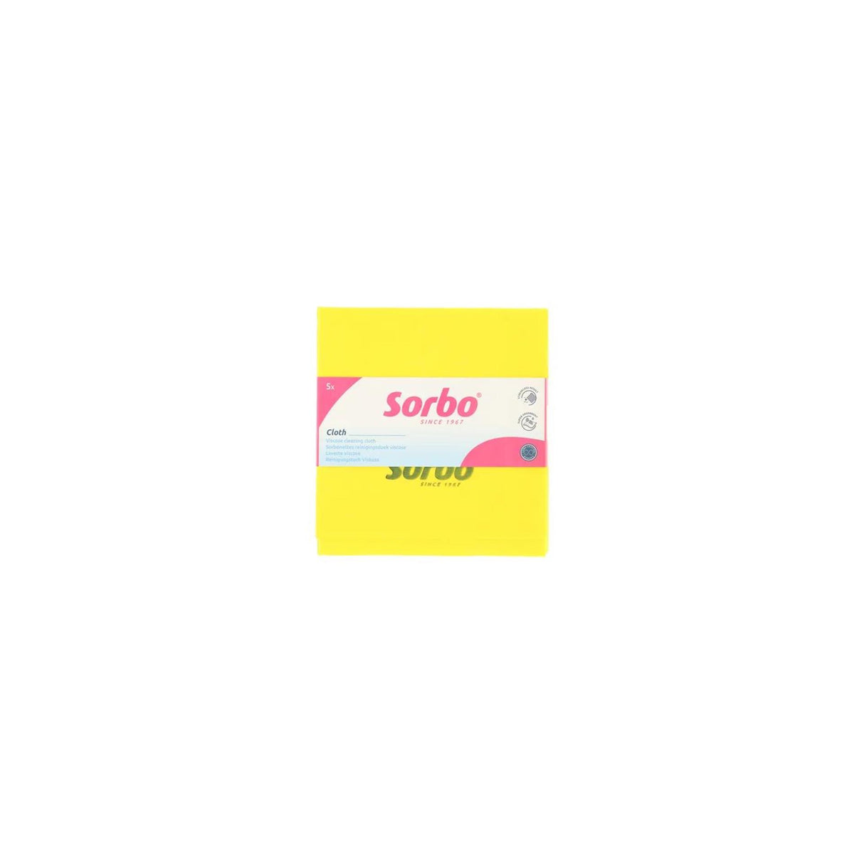 Sorbonetze gelb 38x38cm 5 Stück