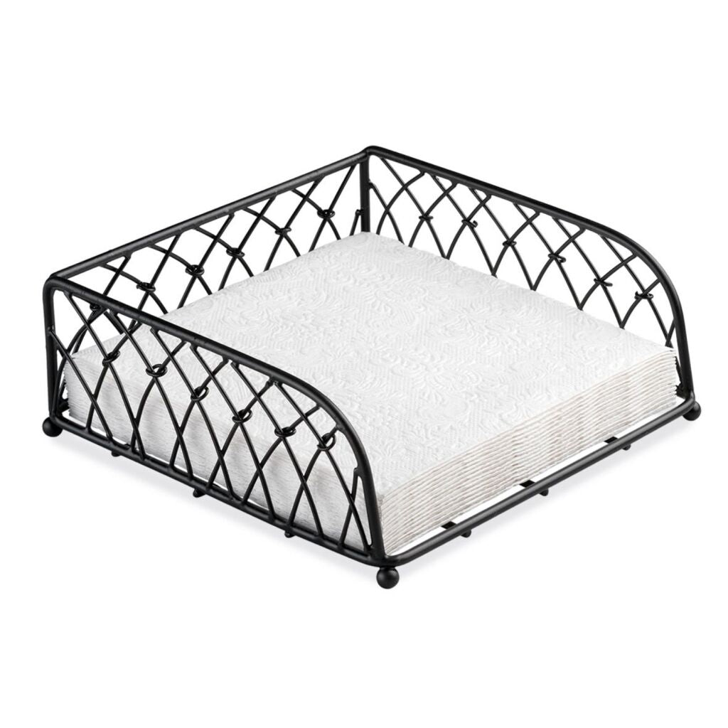 Ambiente Serviettenhalter 18x18x7 cm schwarz