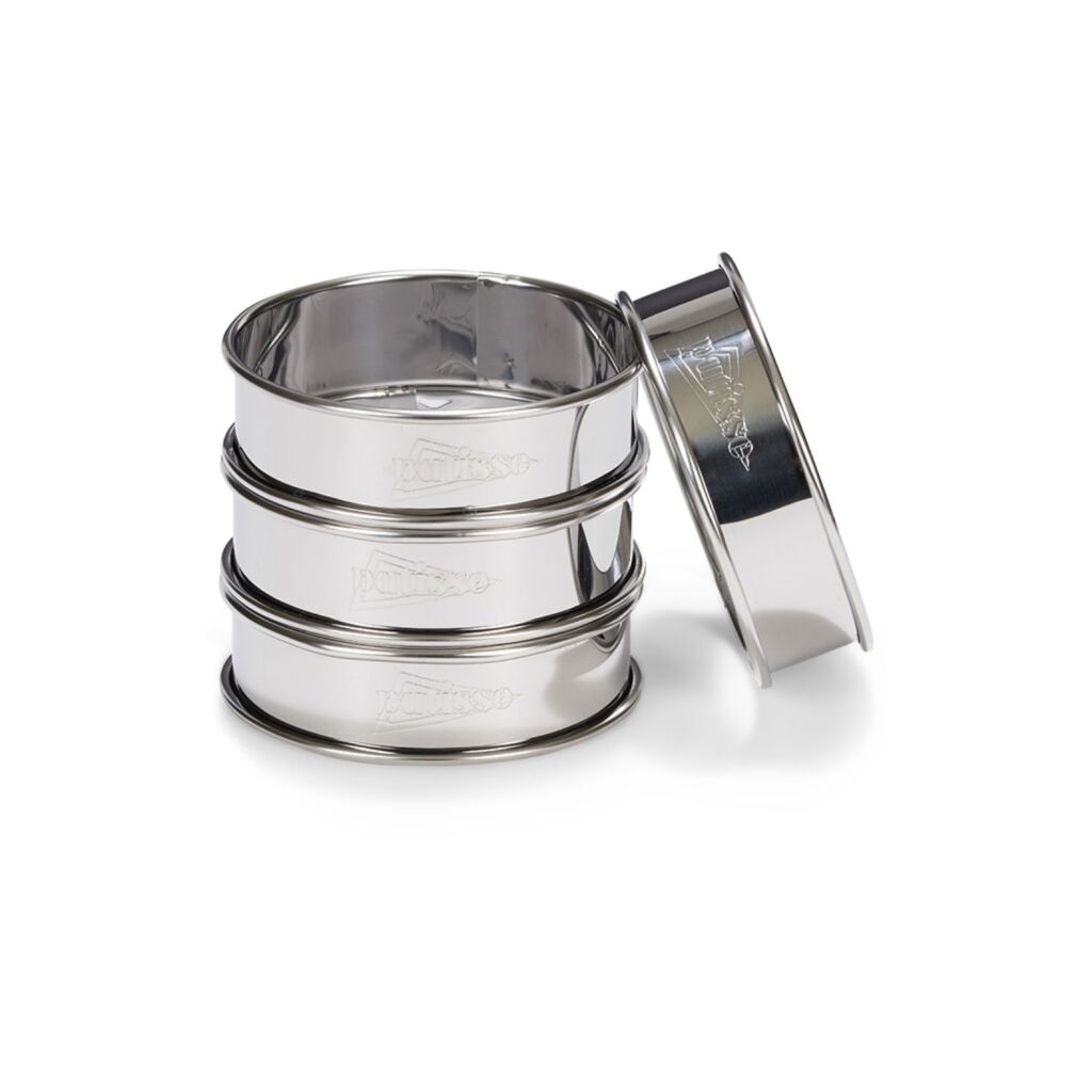 Patisse Tortenringe 4er Set 8 cm Edelstahl