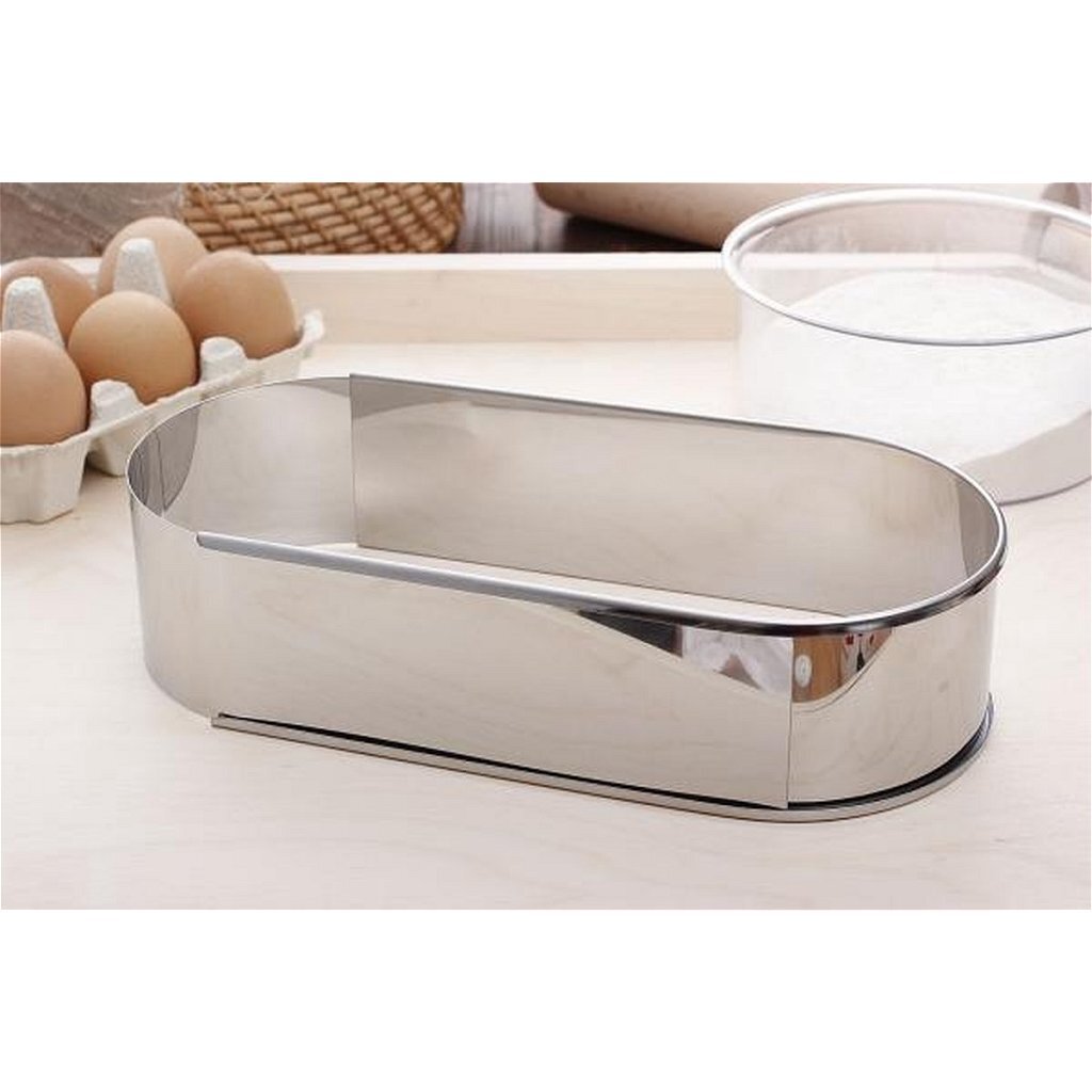 Patisse verstellbarer Backrahmen 27-40 cm aus Edelstahl