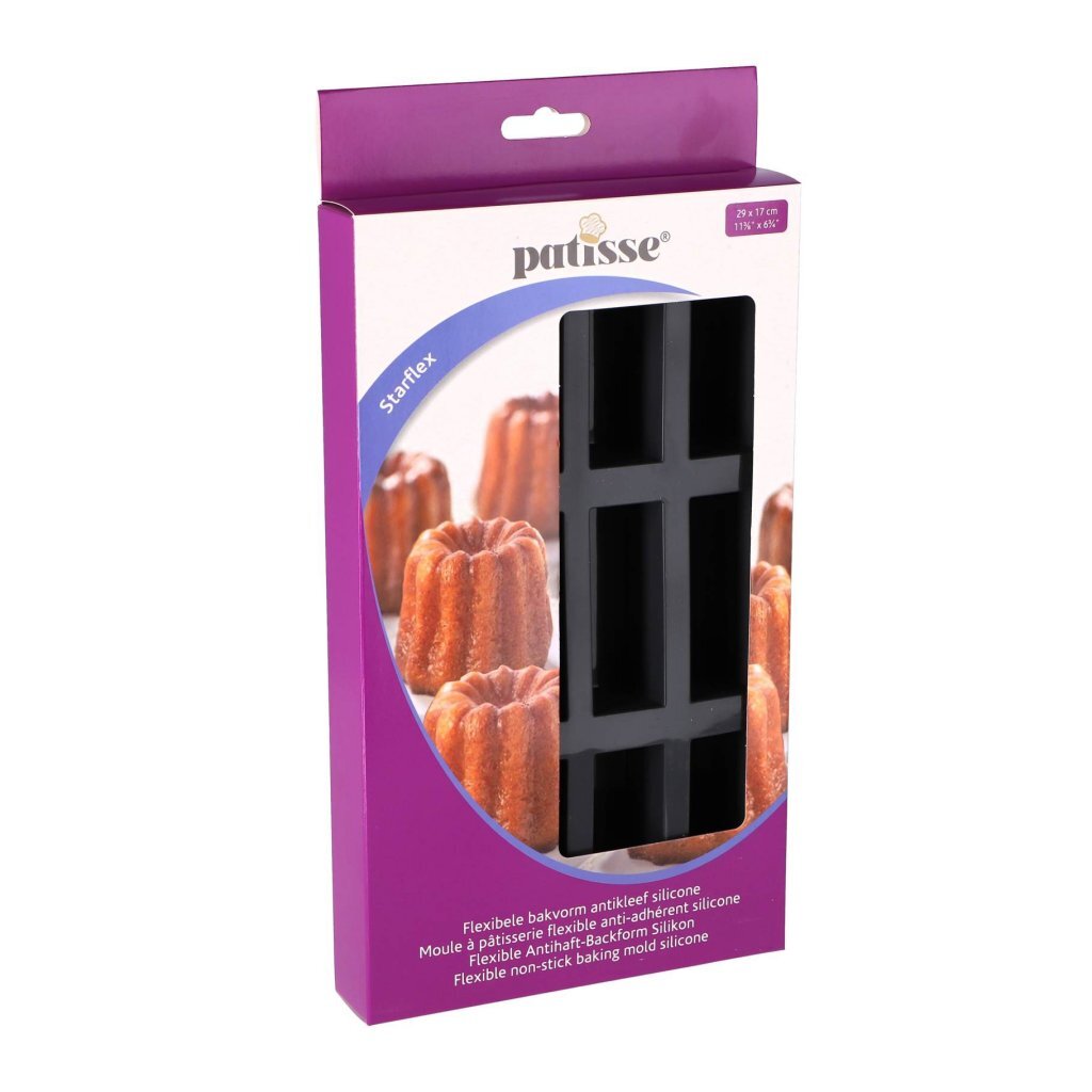 Patisse Starflex Mini-Kuchenform 12 Fächer 29 x 17 cm