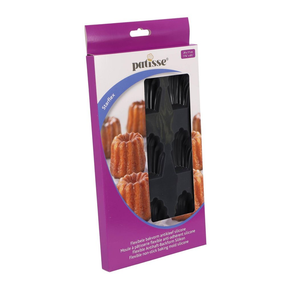 Patisse Starflex Madeleine-Form 9 Fächer 29 x 17 cm