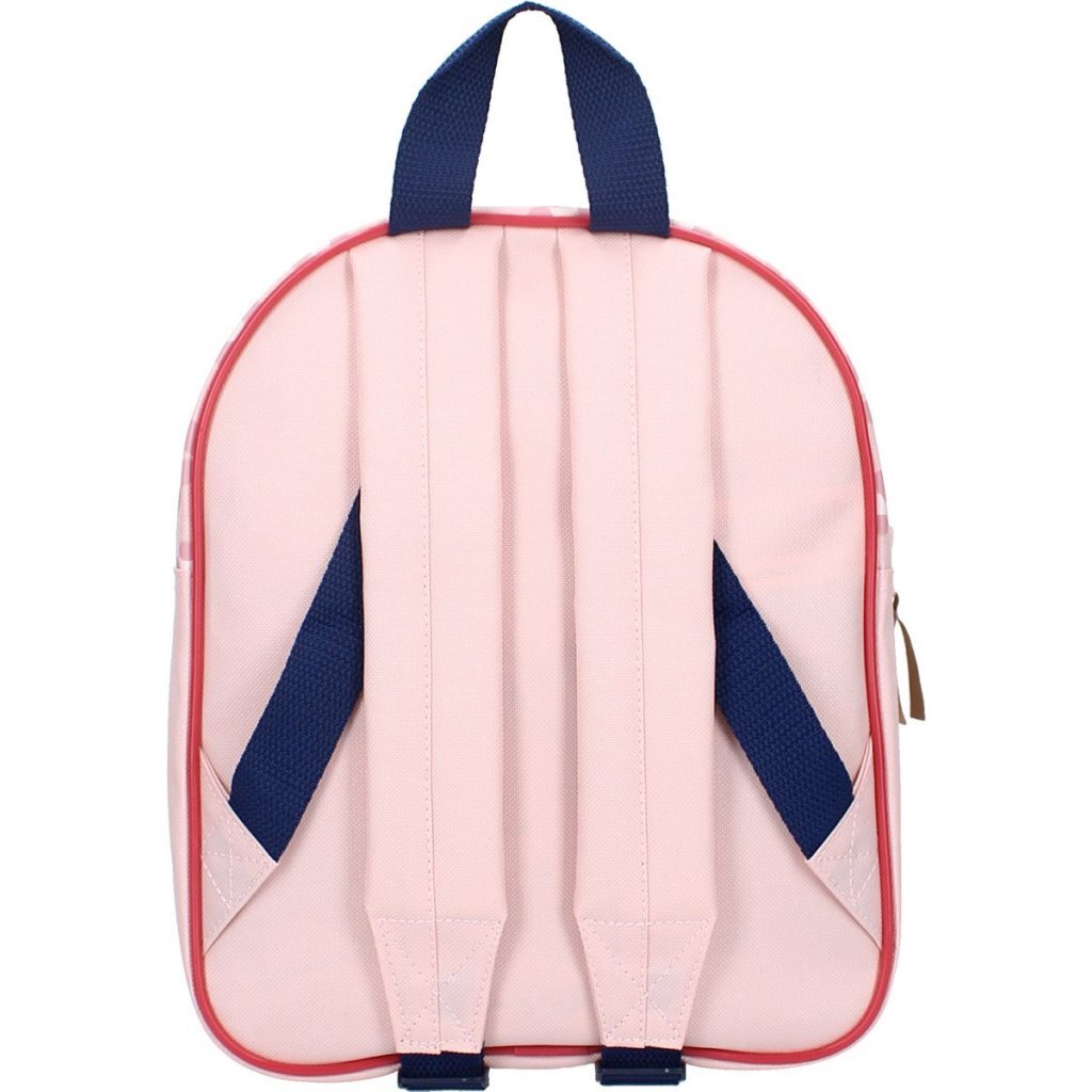 Lustiger Rucksack anderer Marken, Kichern, 29 x 23 x 10 cm, zartes Rosa, Dunkelblau
