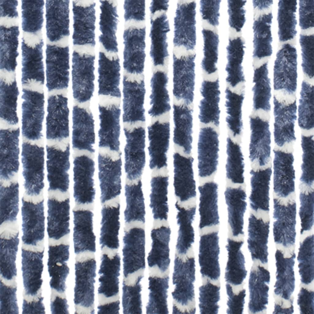 Travellife Travellife Fly Vorhang Chenille Streifen 185x56 cm blau und weiß