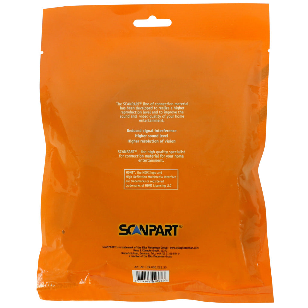 Scanpart HDMI-Kabel orange 3m