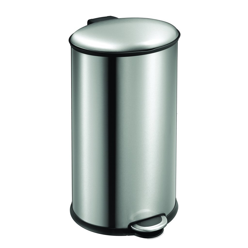 EKO EKO Elipse Treteimer 40L, mattierter Edelstahl