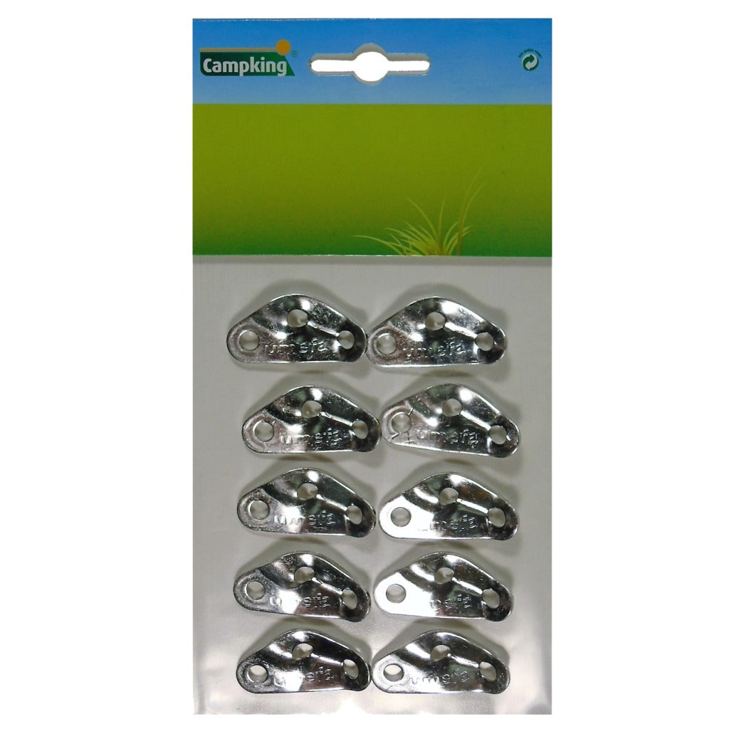 Camping 10x Aluminium-Dreilochspanner