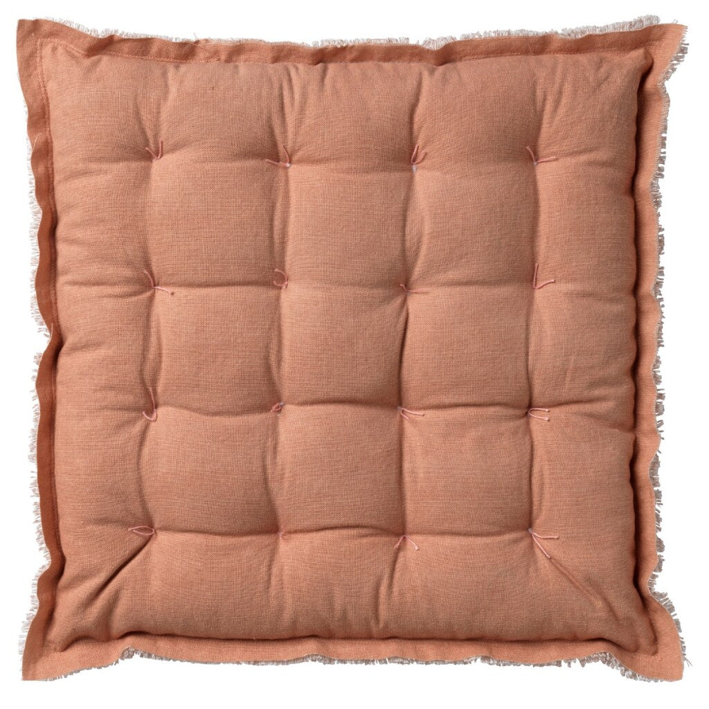 Dutch Decor Burto Stuhlkissen 40x40 cm gedämpfter Ton