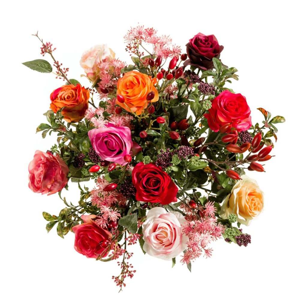 Emerald Kunstbouette Flame Rosen