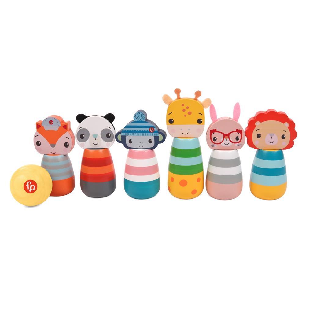 Fisher Price Houten Kegel -Spieltiere