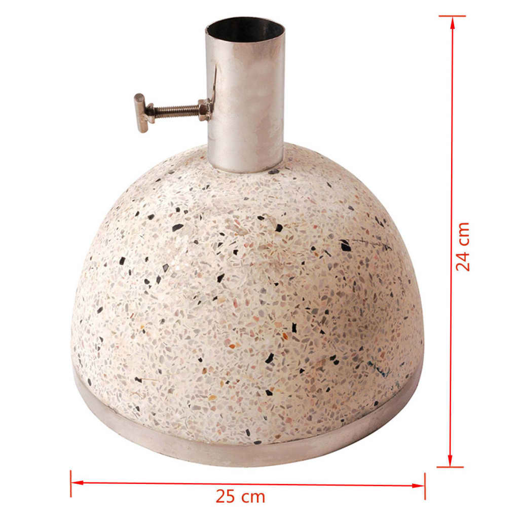 Esschert Design Parasol Fuß 11,5 kg (weiß) PV09