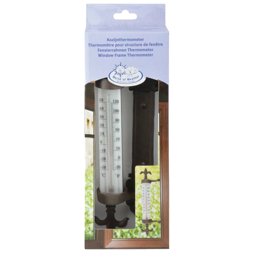 Esschert Design Fensterrahmen Thermometer Gusseisen