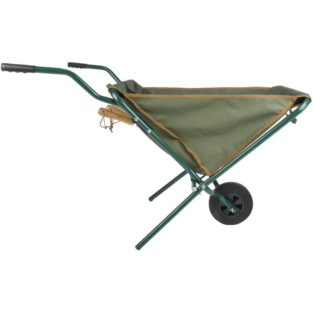 Esschert Design Schubkarre faltbar grün GT138