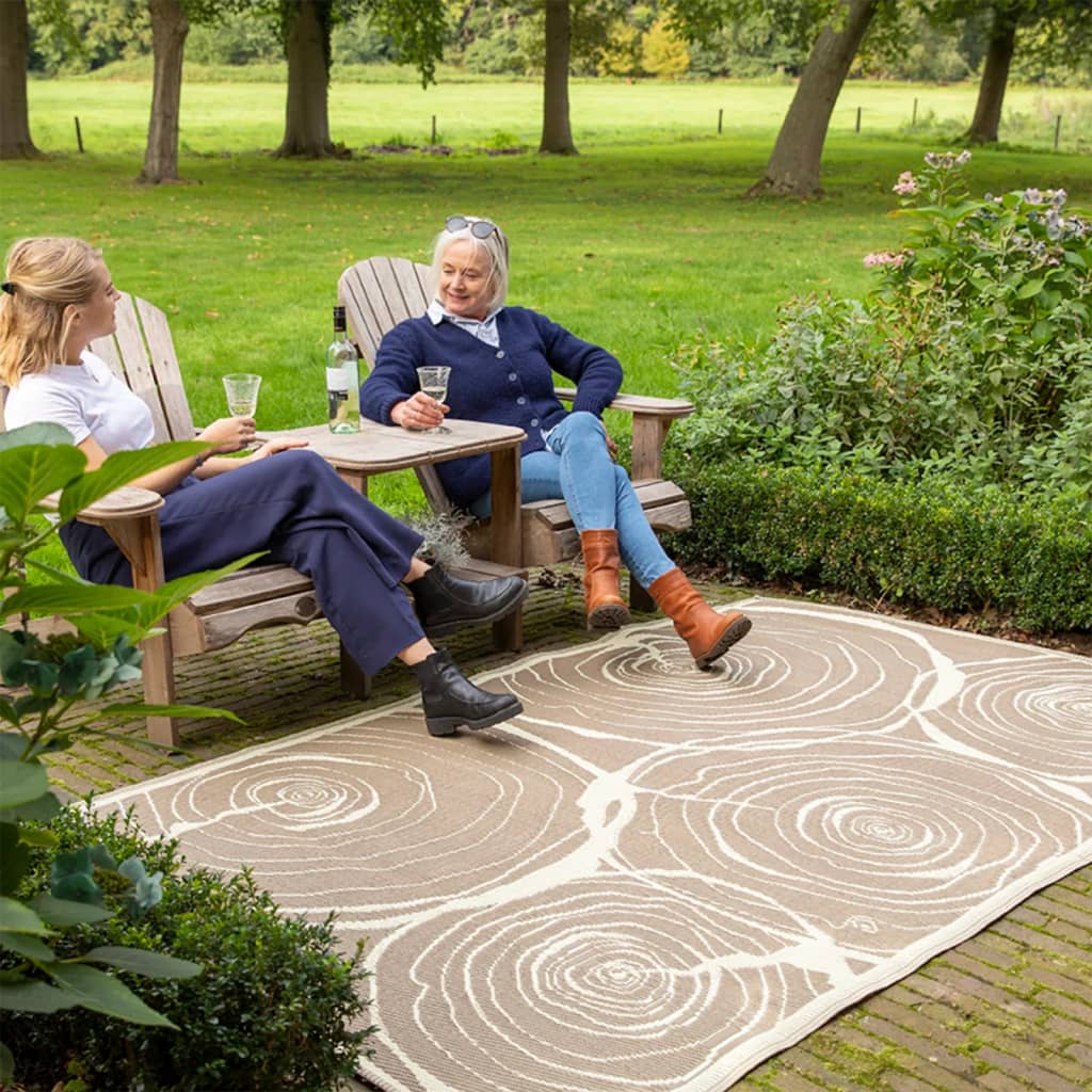 Esschert Design Outdoor -Ringe jährliche Ringe 240x150 cm