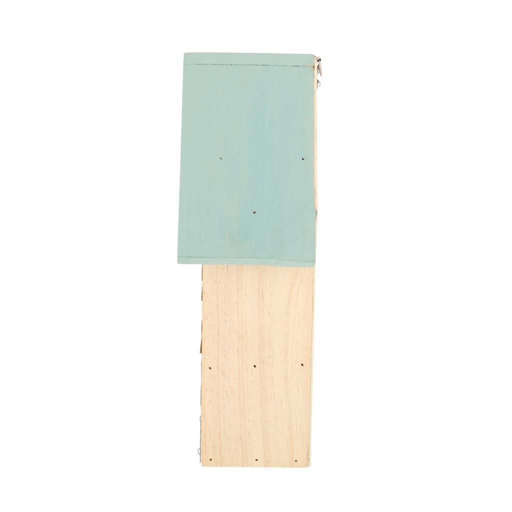 Esschert Design Insektenhotel aus Holz 10x24x29 cm natur mintgrün