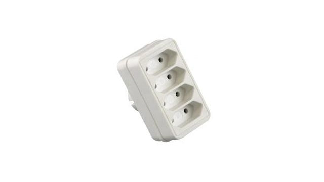 Zum Beispiel 61049 Euro 4-Wege-Verteilerstecker