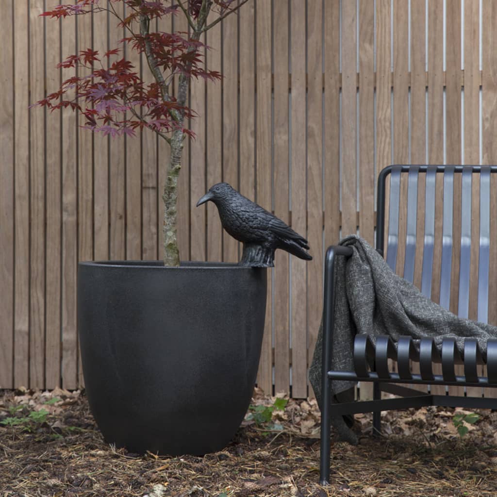 Capi Flowerpot Urban glatt 35x34 cm Schwarz KBL932