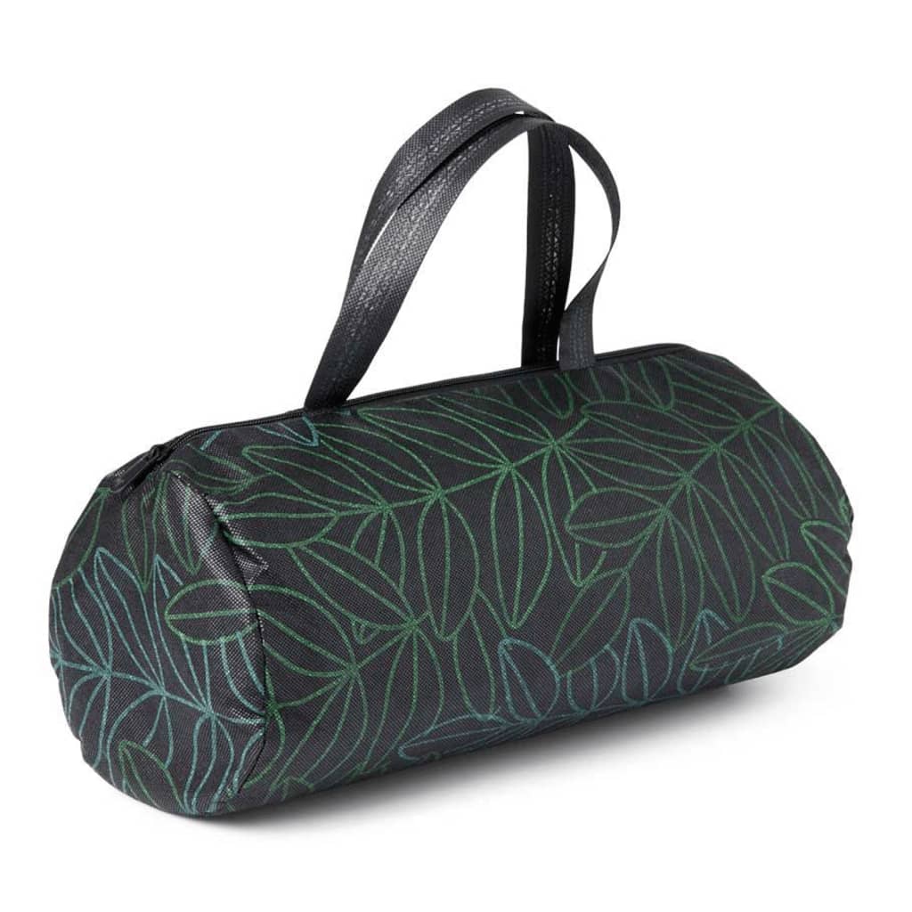Capi -Pflanzenabdeckung großer 150x250 cm Schwarz und Gründruck