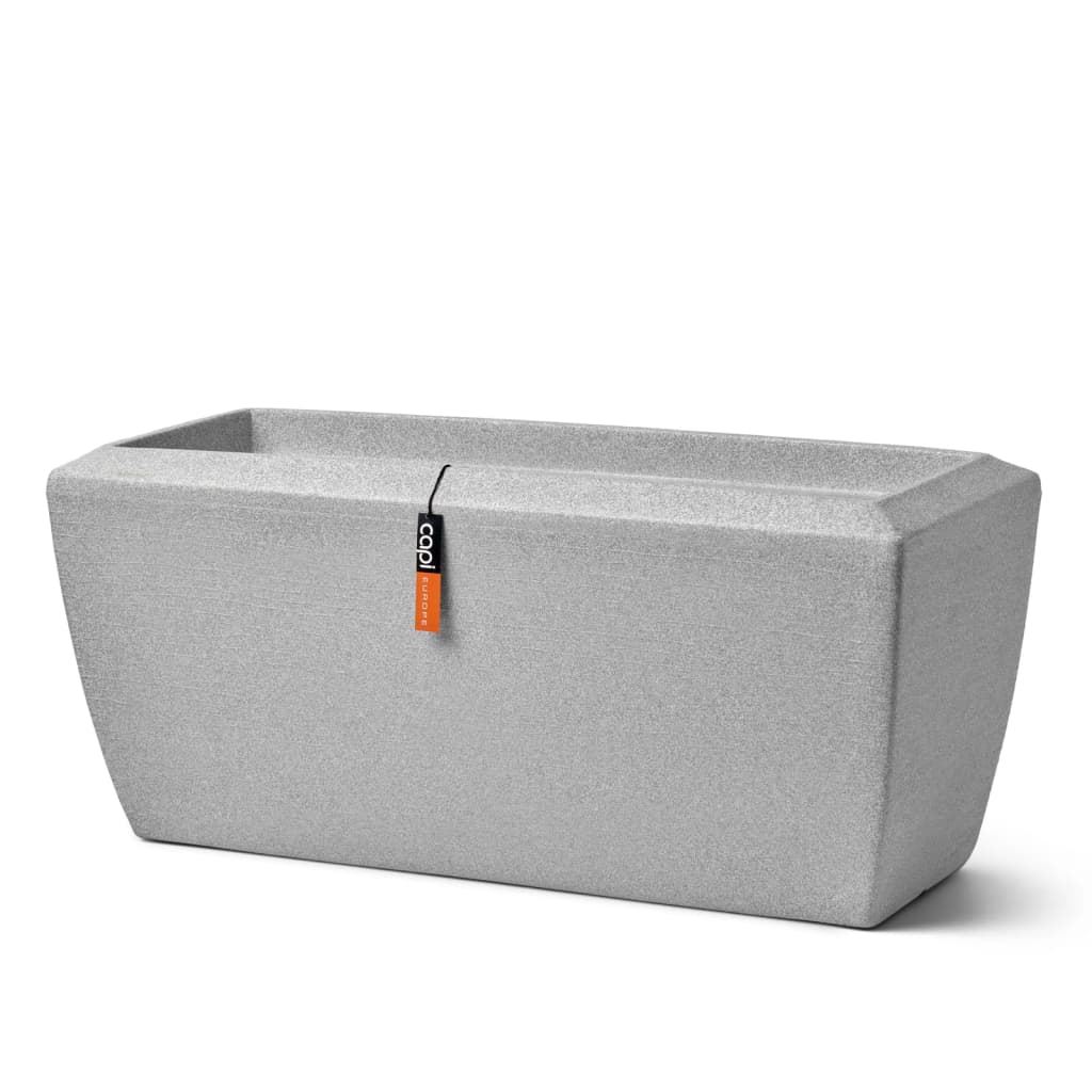 Capi Pflanzer Arc Granit rechteckig 90x35x40 cm Elfenbeinkolpuliert
