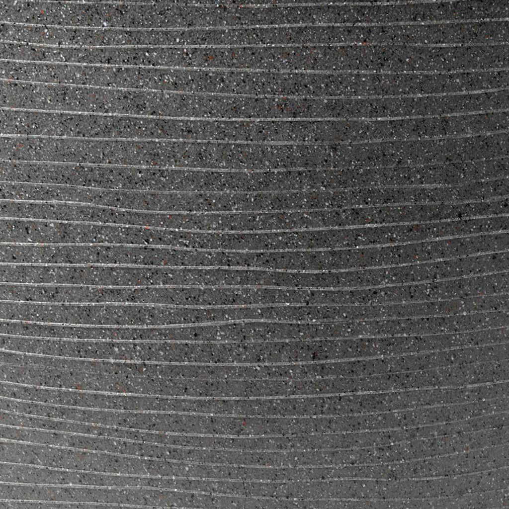 CAPI -Pflanzer -Arc Granit rechteckig 90 x 35 x 40 cm Anthrazit -gelöscht
