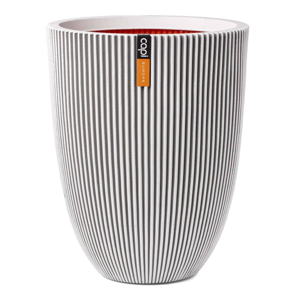 Capi Flowerpot Groove Elegant 34x46 cm Elfenbeinkol.