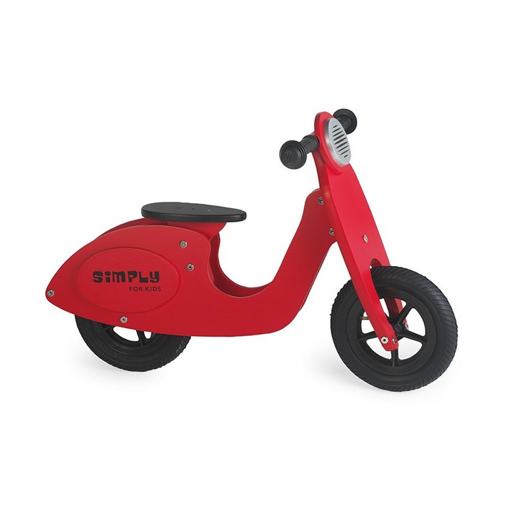 Simply for Kids Simply for Laufroller aus Holz, Rot