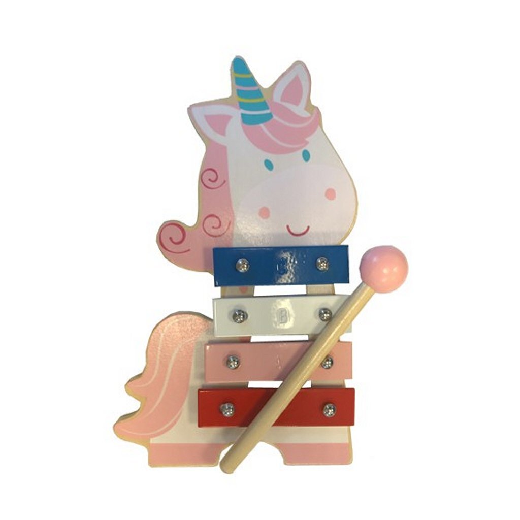 Einfach für Kinder, Einhorn-Xylophon aus Holz
