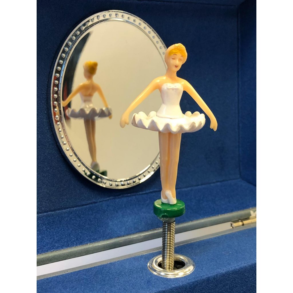Simply for Kids Schmuck-Spieluhr Ballerina weißes Kleid blau weiß