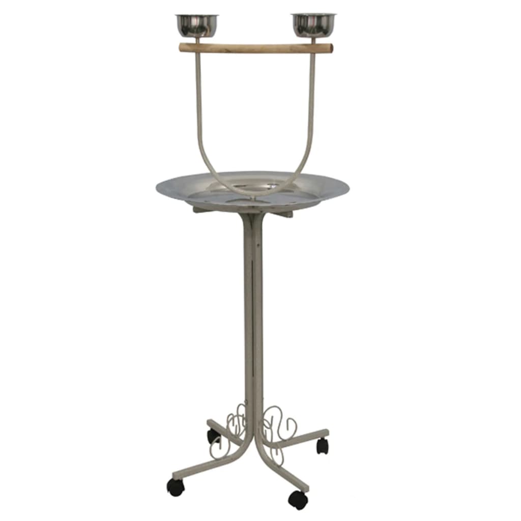 Starker Papagei -Spielplatz Amy 55x55x135 cm Silbergrau 99048